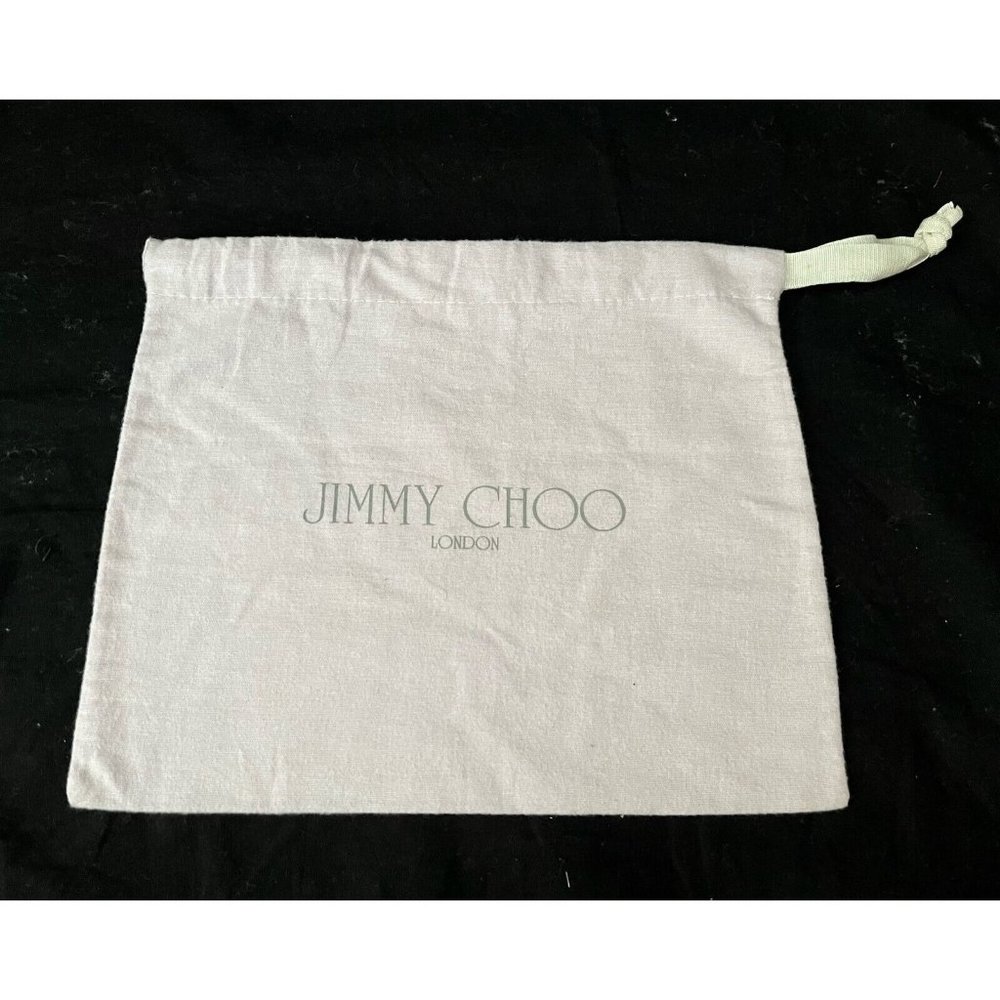 Jimmy Choo Dust Bag Storage Cover Drawstring Lilac 12" x 9.4"